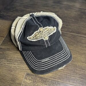 Indianapolis Motor Speedway Vintage Trucker Hat Cap Mesh Back Distressed Snapbac